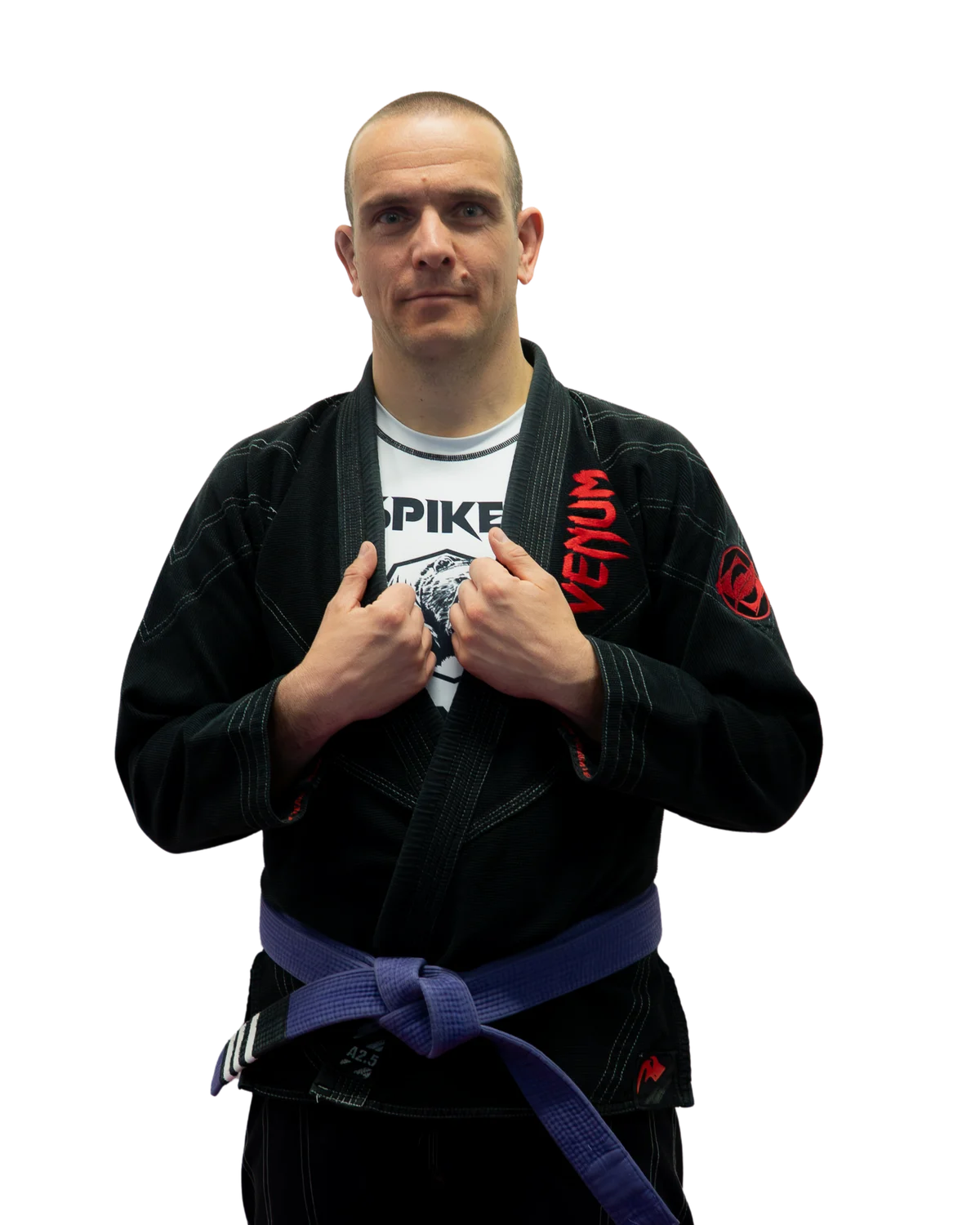 Steven Olek Steinig, BJJ Brown Belt und Uebungsleiter im Spikes Gym Berlin